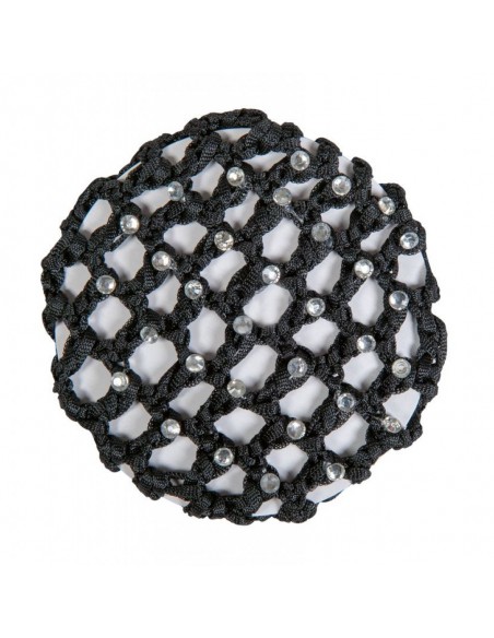 Hairnet with glitter stones