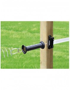 Aisladores pastor eléctrico : Aislador para cinta y poste de madera  IRUVIS-HXP ( 100un )