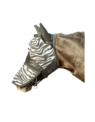 Comprar online HKM Anti Fly Mask Zebra with nose...