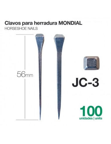 Comprar online MONDIAL Horseshoe Nails JC-3 100 units