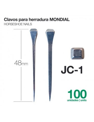 Comprar online MONDIAL Horseshoe Nails JC-1 100 units