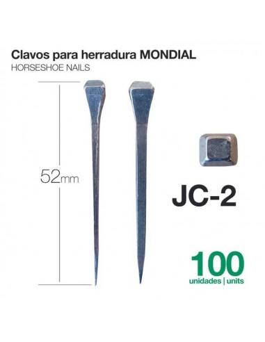 Comprar online MONDIAL Horseshoe Nails JC-2 100 units