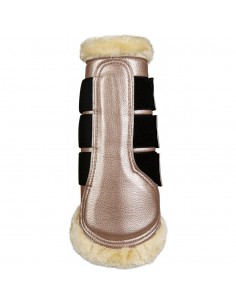 HKM "Space" Comfort FLEECE LINED Brushing Boots EQUI LEATHER ALL Sizes/Colours 