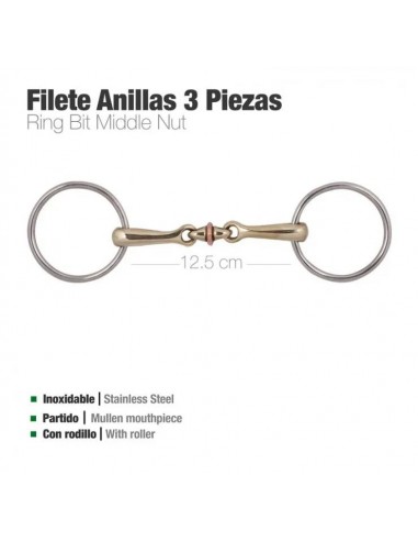 Comprar online copy of HKM Eggbutt snaffle with...