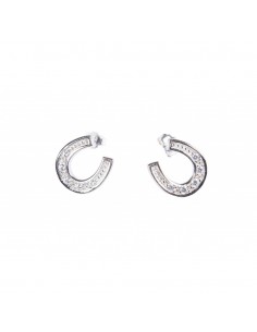 HKM Horseshoe earrings with...