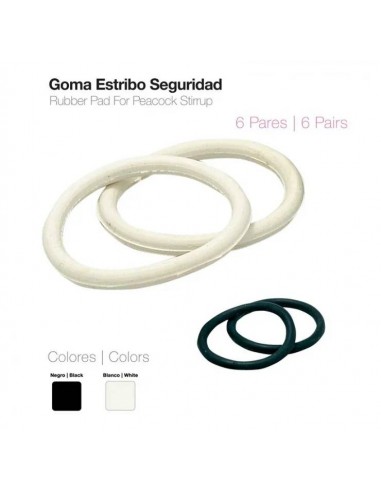 Comprar online Rubber pad for stirrup ( 6 pairs)