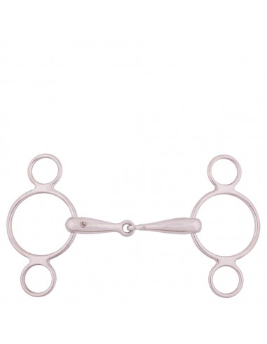 Comprar online BR Single Jointed Three Ring Gag 18 mm