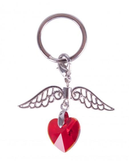 QHP Bridle Charms Wings Red