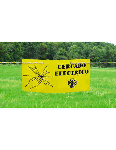 Comprar online Electric fence indicator sign