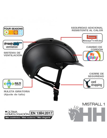 Cas Co Mistrall 1 Riding Helmet