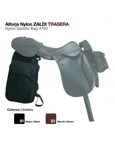 Comprar online Alforja de Nylon ZALDI Trasera