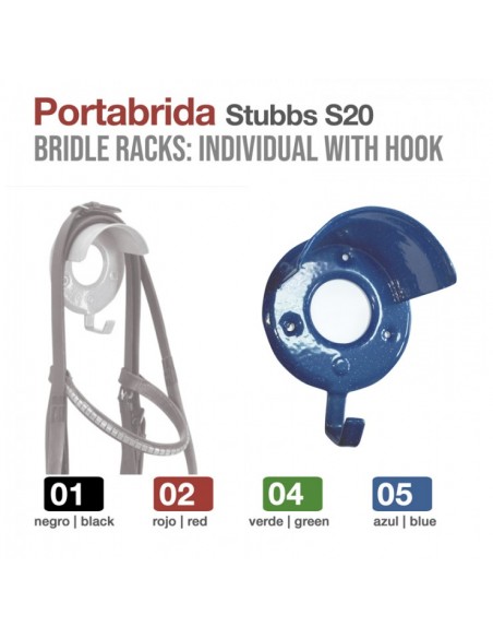 STUBBS Individual Bridle Racks with Hook
