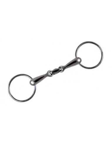 Comprar online ZALDI Snaffle Ring Bit with middle link