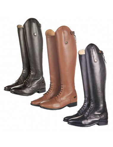 HKM Ladies Junior Basic Standard Elasticated Waterproof Horse Riding Boots 