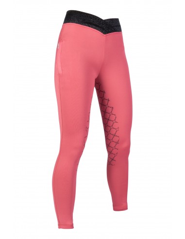 Comprar online HKM Riding leggings Ruby silicone...