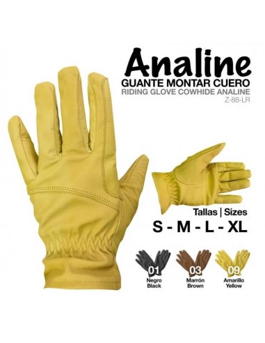 Comprar online ZALDI Leather Riding Gloves