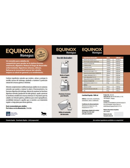 EQUINOX Nonegus for digestive function