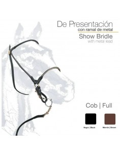 Show bridle with metal lead