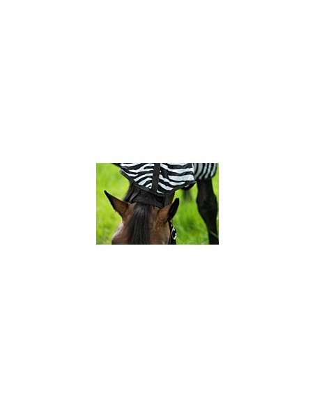 Manta Anti moscas HKM Zebra con cuello