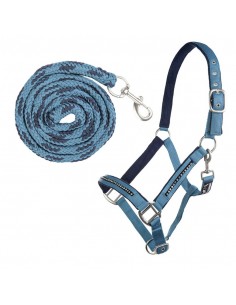 Head collar set with snap...
