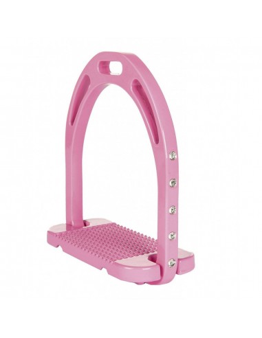 Comprar online HKM Stirrup Glitter Pink