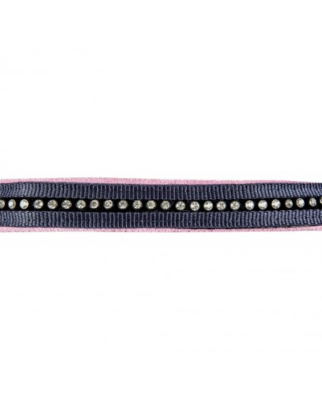 HKM Head collar set with snap Crystal