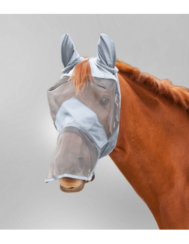 Toro Enfermedad recursos humanos Máscara WALDHAUSEN Premium con Protección Nariz y Orejas Color Rosa Tallas  caballo FULL