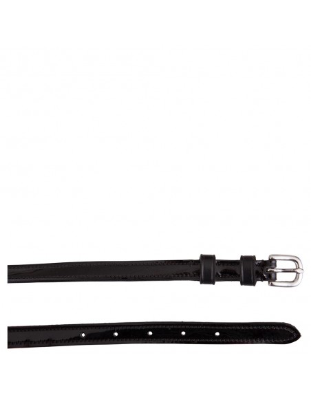 BR Patent Leather Spur Straps 12 mm