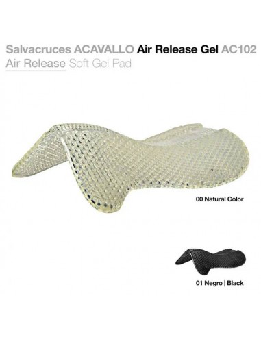 Acavallo Gel-Pad Air Release Soft schwarz 
