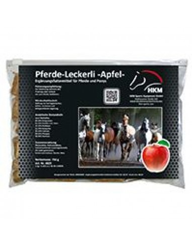 Horse titbits with apple flavour