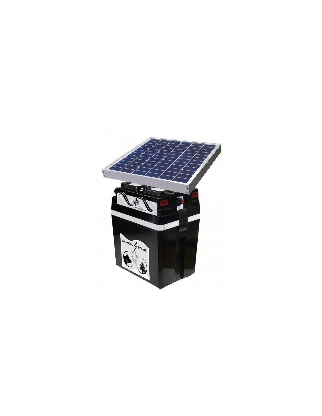 Pastor eléctrico 12V / 8000V con panel solar y batería - TFV - Solar
