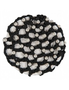Hairnet with imitation pearls