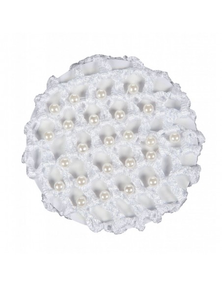 Hairnet with imitation pearls