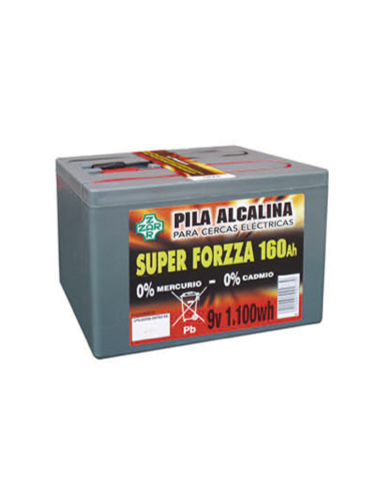 Pila Forzza Alcalina 160 A/h. 9V....